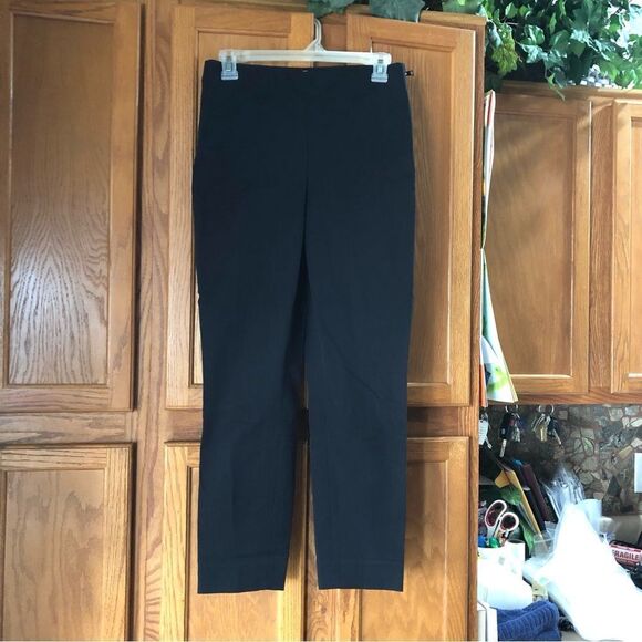 Everlane Black Side Zip Pants Skinny Ankle - 2 - Picture 1 of 11